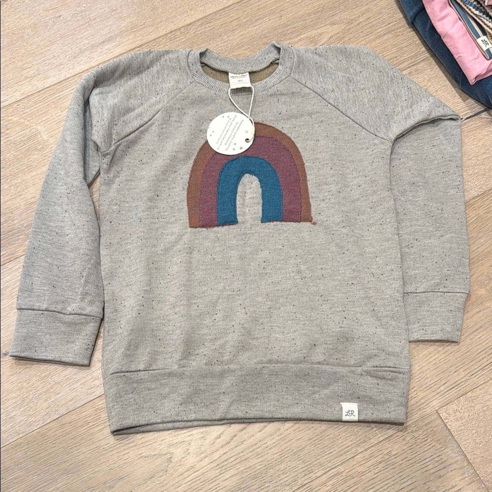 Gray Rainbow Kids Sweatshirt